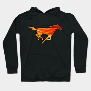 Horse On Fire Hoodie